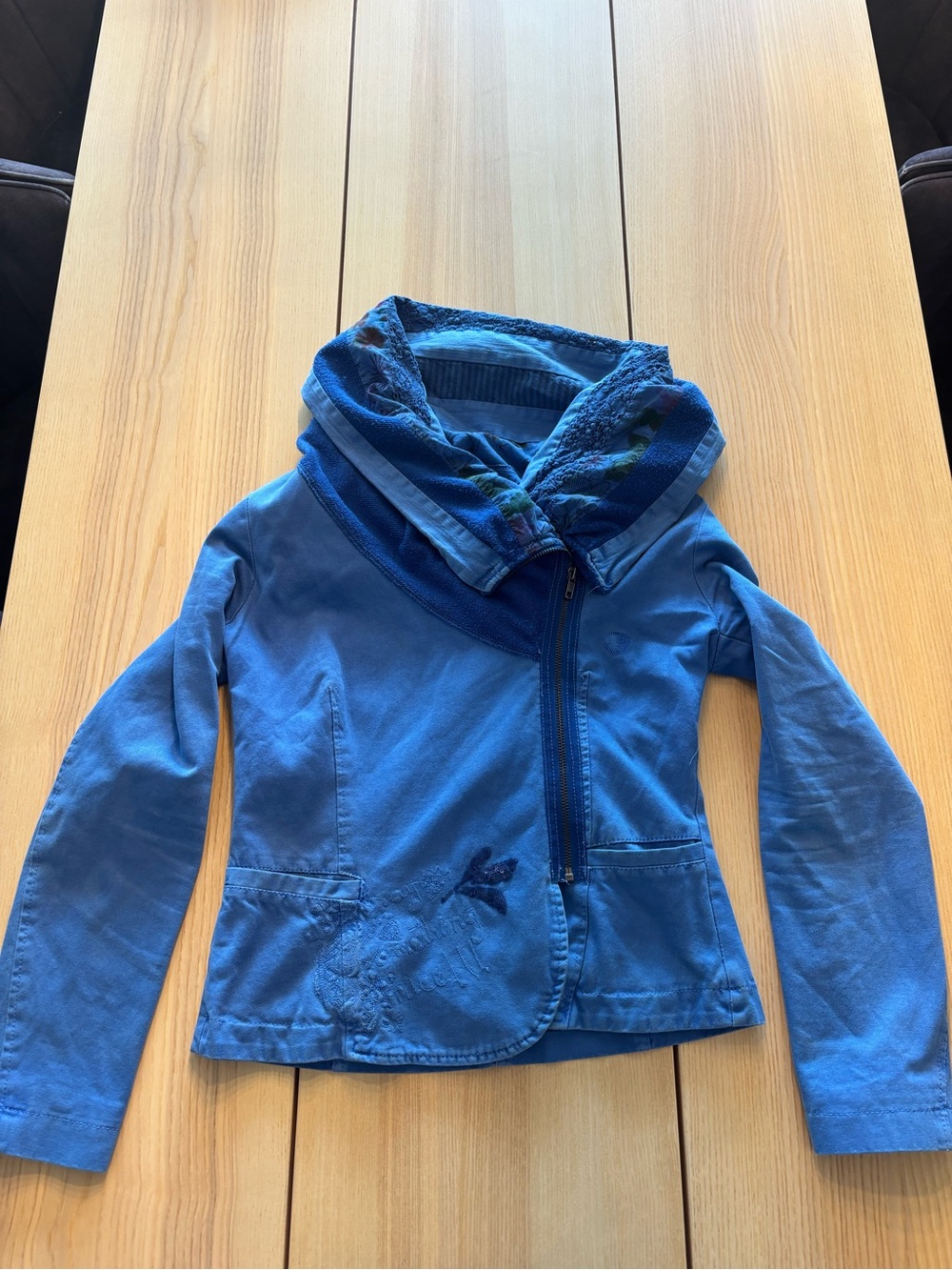 DESIGUAL, collared embroidered jacket! - Picture 2 of 15